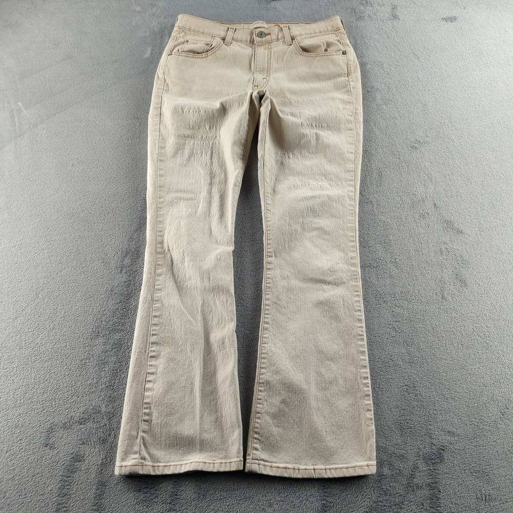 Vintage Y2K Levis Bootcut Jeans Womens 10 (30x32) Tan Khaki Stretch 515